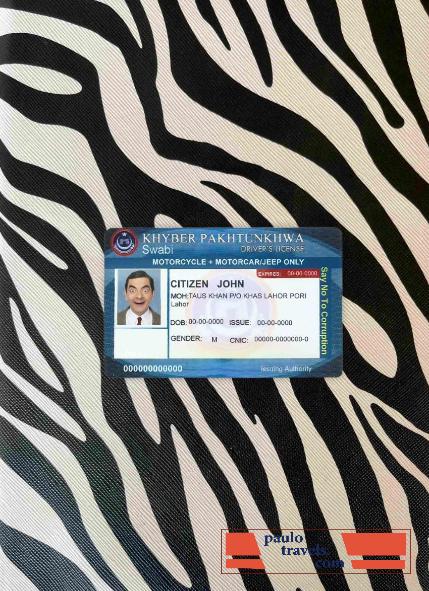 Pakistan DL  photolook FRONT PSD template